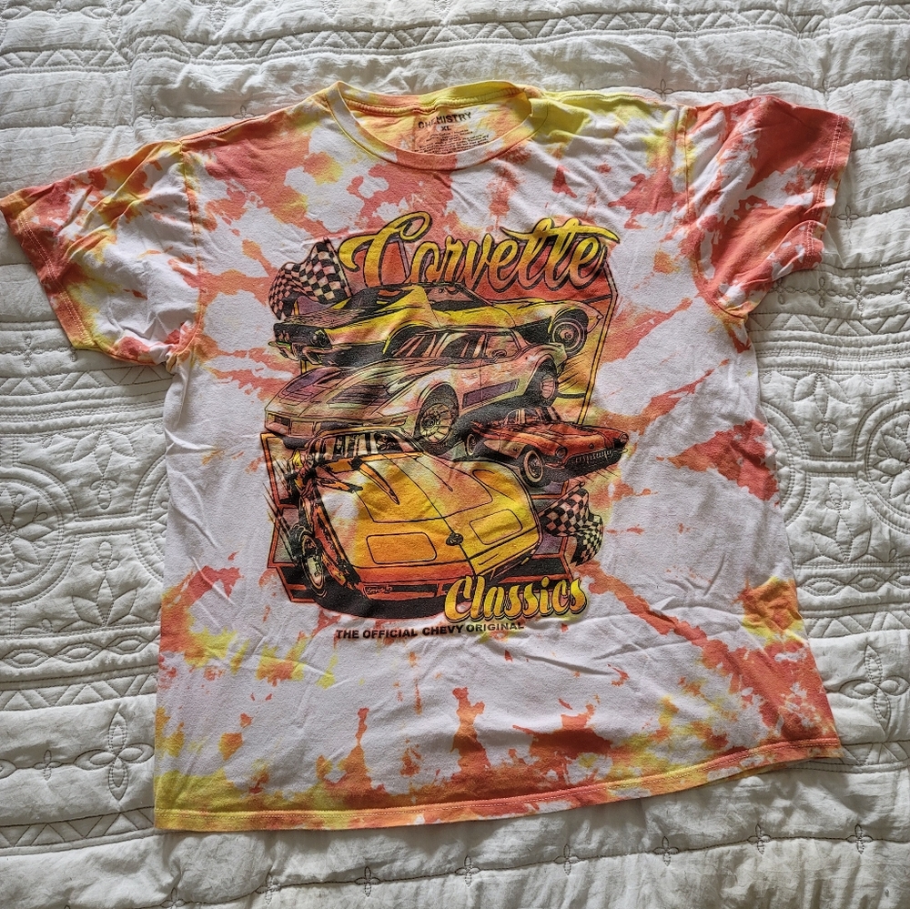 VINTAGE CORVETTE TIE DYE TEE